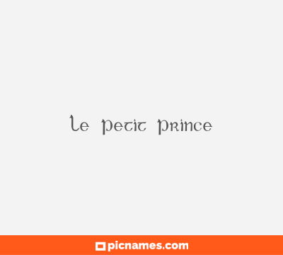 Le Petit Prince